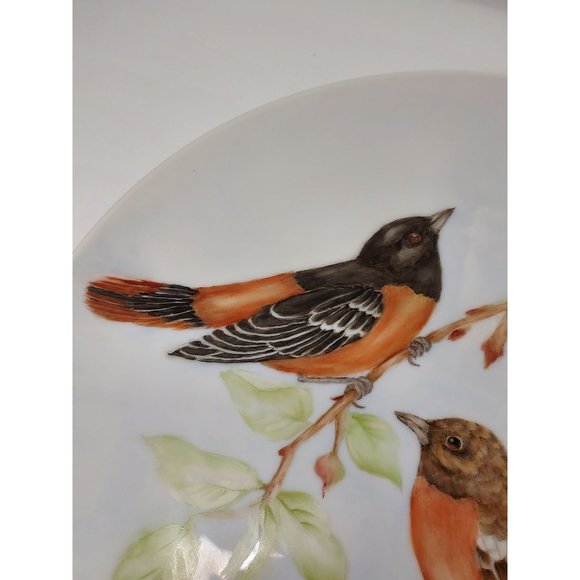 Robin Collector Plate - 10.5" Signed - Picture 5 of 6